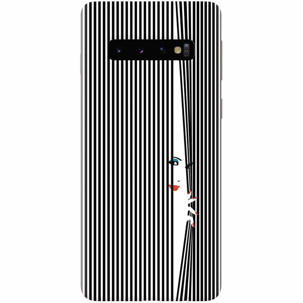 Husa silicon pentru Samsung Galaxy S10, Stripe