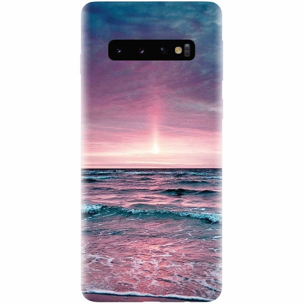 Husa silicon pentru Samsung Galaxy S10, Calm Sea