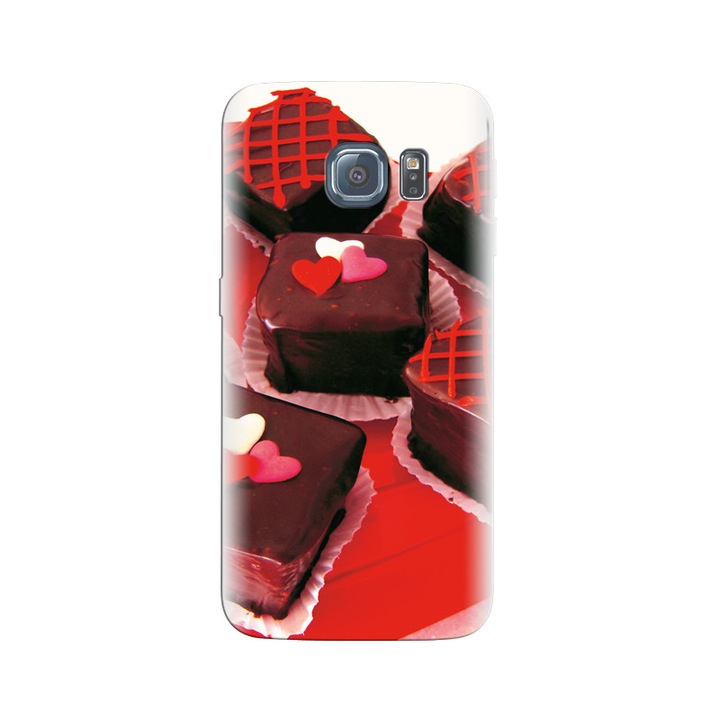 Силиконов кейс, съвместим с модел Samsung Galaxy S7 - Mini Chocolate Cakes
