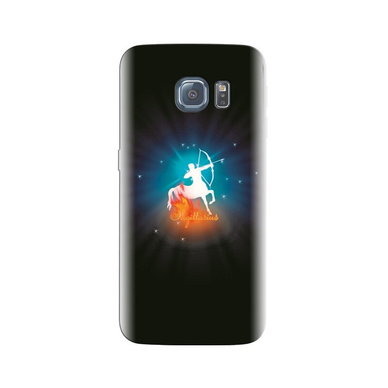Husa Samsung S6 Sagittarius Zodiac With Blue Background Hqs