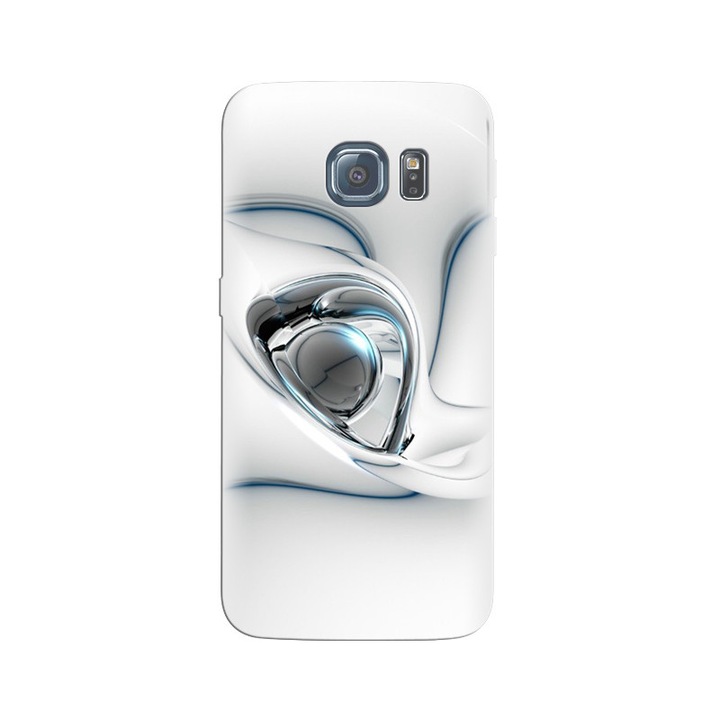 Силиконов кейс, съвместим с Samsung Galaxy S7 Edge - модел Science Fiction Ripples
