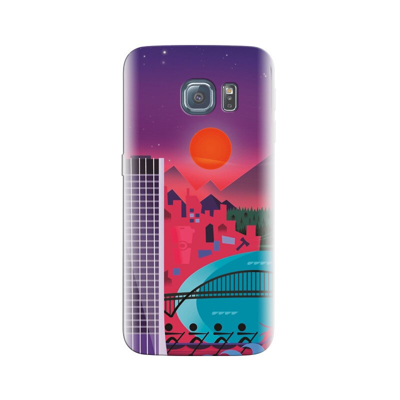 Husa Samsung S7 Minimalism City Z9