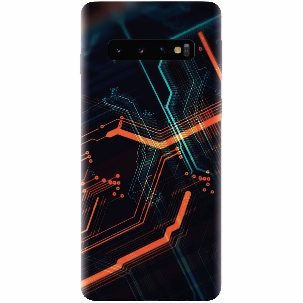 Husa silicon pentru Samsung Galaxy S10 Plus, Circuits