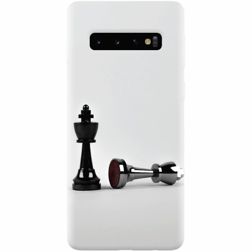 Husa silicon pentru Samsung Galaxy S10, Chess