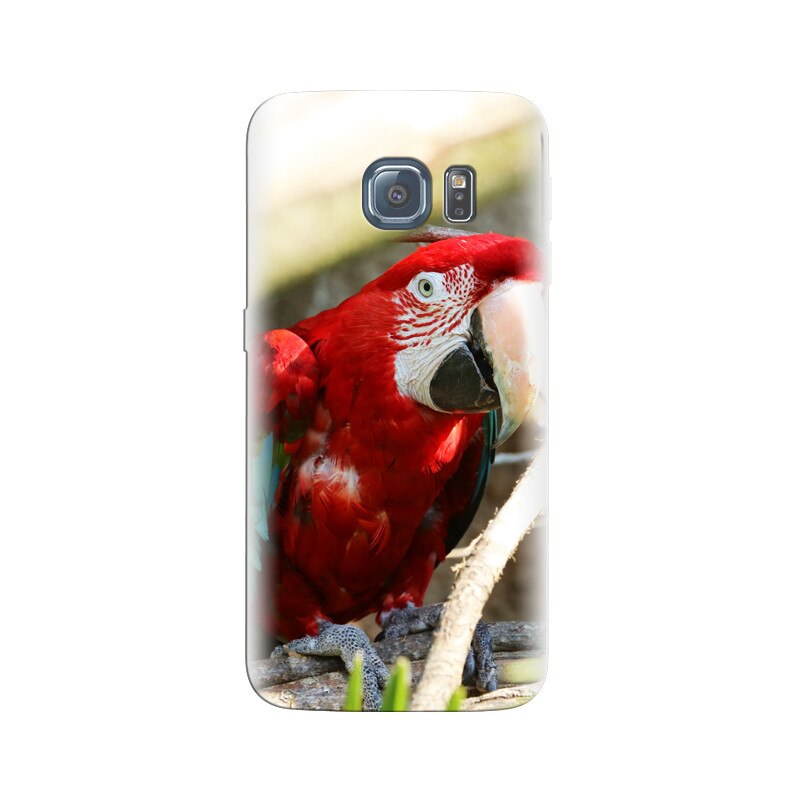 Husa Samsung S7 Red Talking Parrot