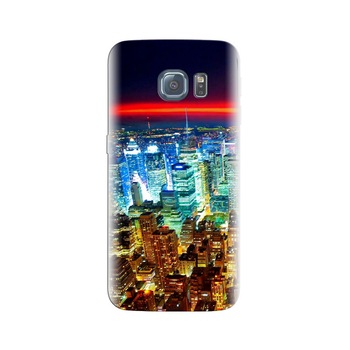 Husa Samsung S7 Seattle Night City Lights Red Horizon Husa Samsung S7 Seattle Night City Lights Red Horizon