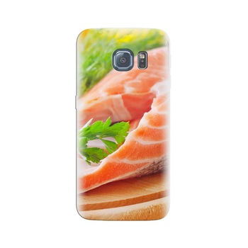 Husa Samsung S7 Salmon Fish Steak Dish Husa Samsung S7 Salmon Fish Steak Dish