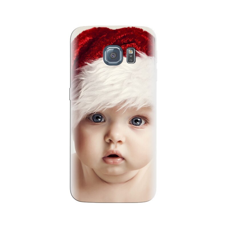Husa Samsung S7 Edge Santa Claus Baby Red Hat Blue Eyes
