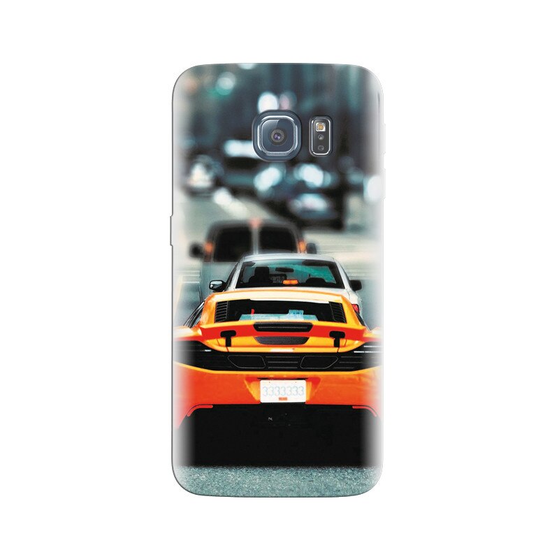 Husa Samsung S6 Edge Amazing Orange Car Best Hd Images