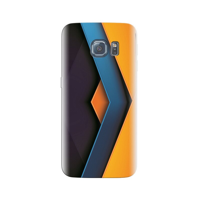 Husa Samsung S7 Edge Abstract Yellow