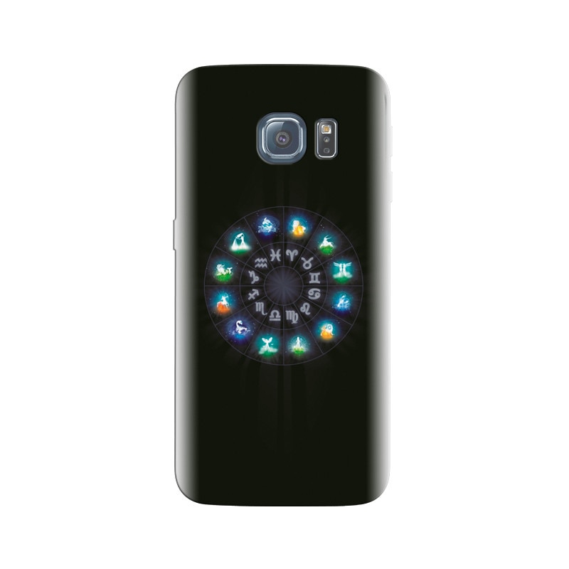 Husa Samsung S6 Edge All Zodiac Signs With Dark Blue Background