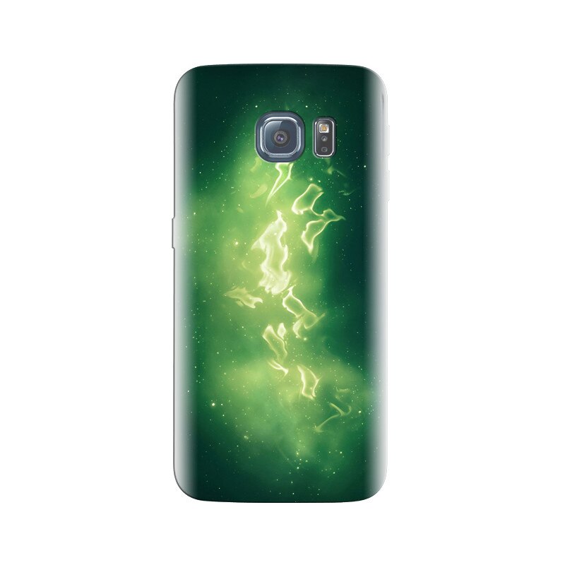 Husa Samsung S7 Edge Abstract Green Galaxy