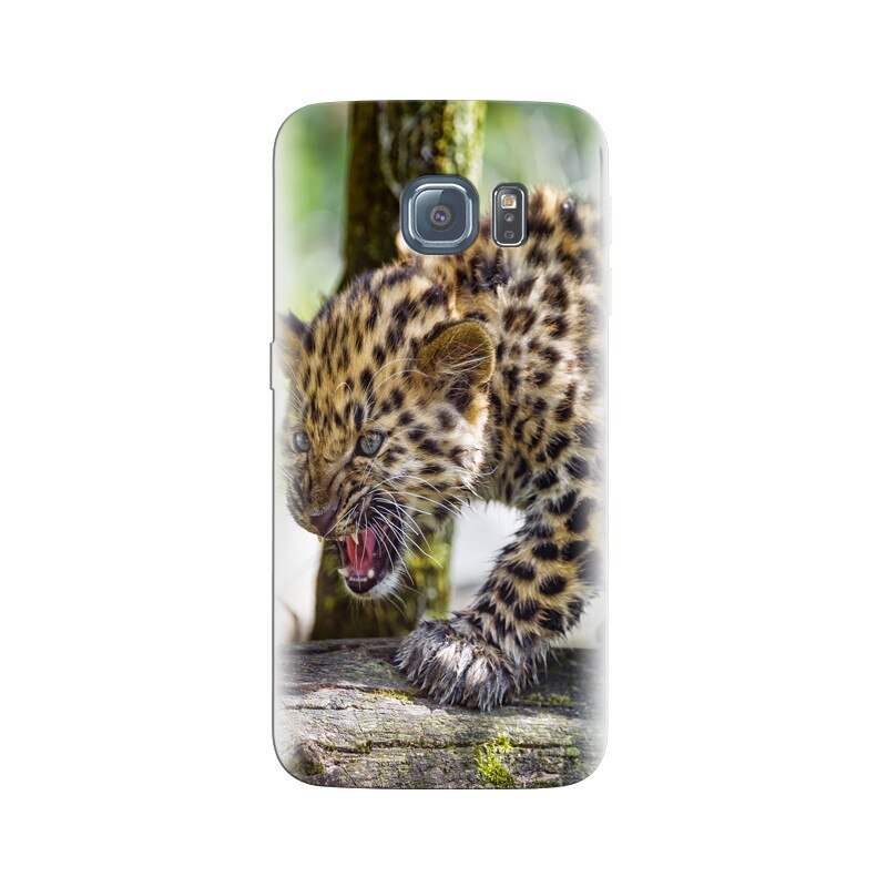 Husa Samsung S6 Edge Angry Amur Leopard