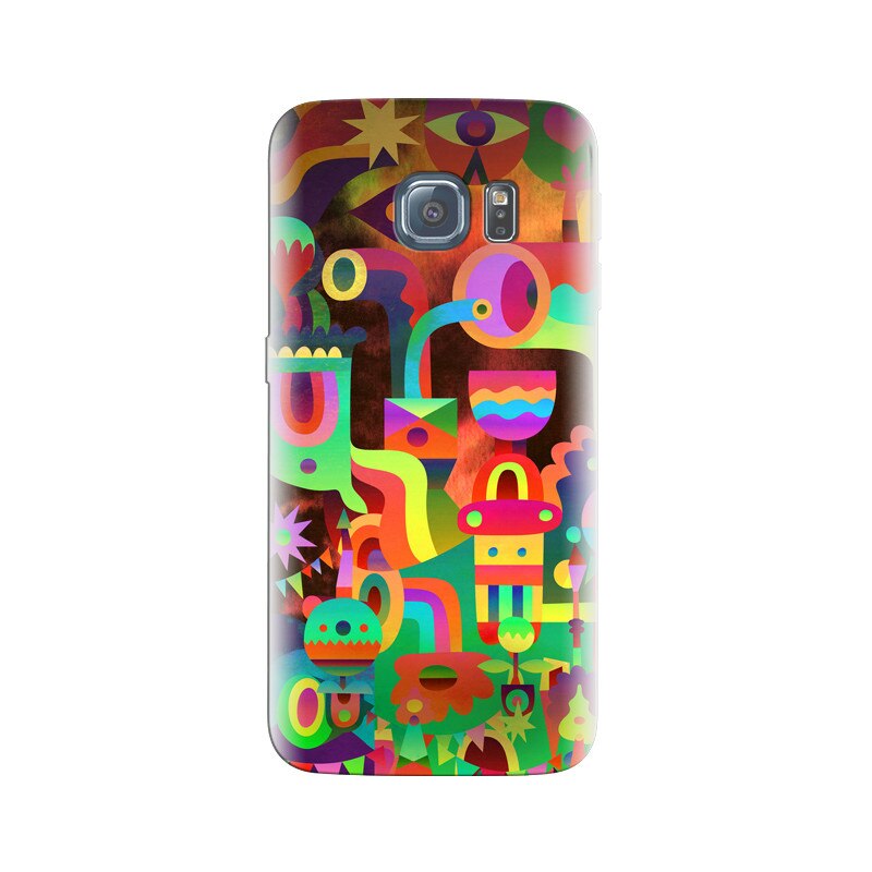 Husa Samsung S7 Edge Abstract Colorful Shapes