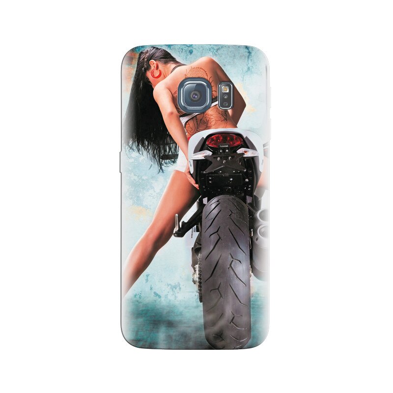 Husa Samsung S7 Backless Hot Girl Riding Bike Cool