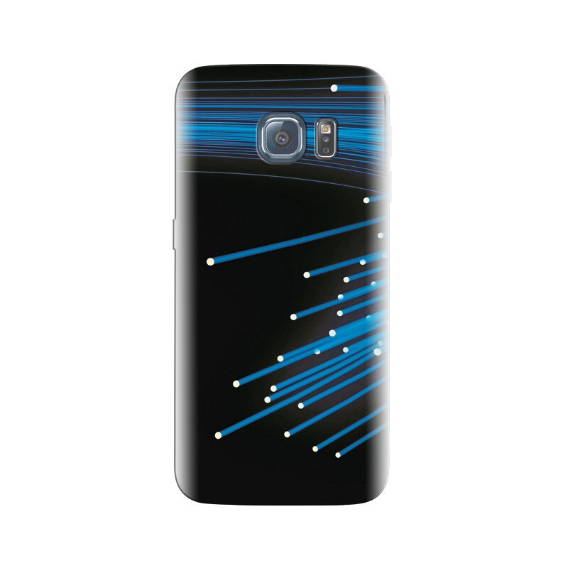 Husa Samsung S6 Edge Background Blue Lighting