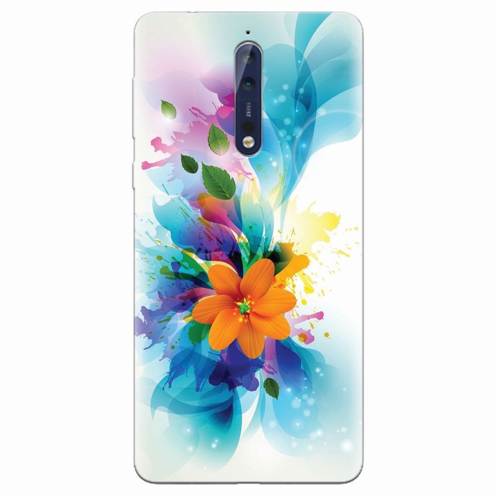 Силиконов кейс за Nokia 8, Цвете 011