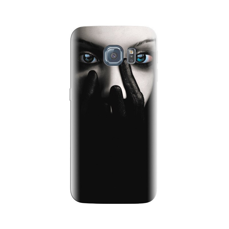 Husa Samsung S7 Edge Beautiful Girls Sketch With Blue Eyes 3g