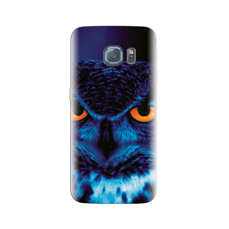Husa Samsung S6 Blue Owl Bird Eyes Hd Images
