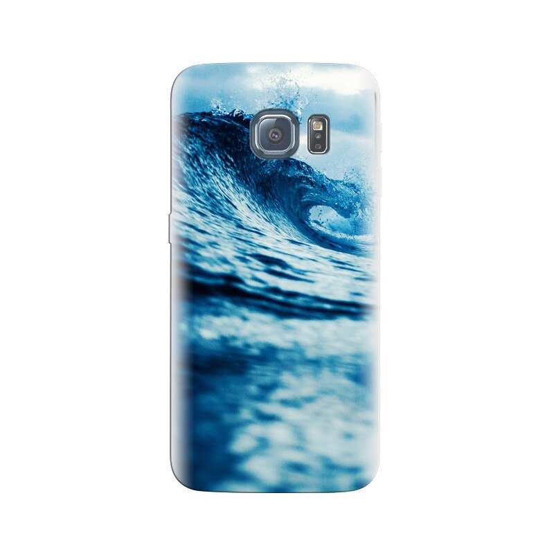 Husa Samsung S6 Edge Blue Waves