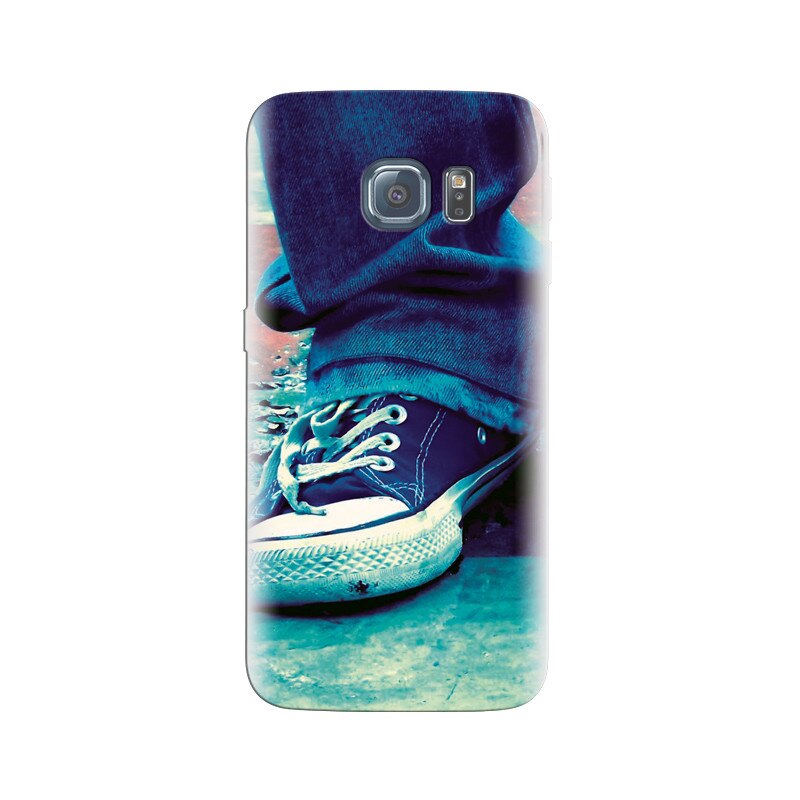 Husa Samsung S6 Edge Blue Shoes