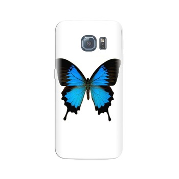 Husa Samsung S6 Blue Butterfly 002 Husa Samsung S6 Blue Butterfly 002
