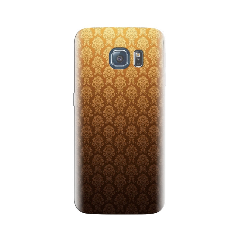 Husa Samsung S6 Edge Brown Orange Texture Patterns