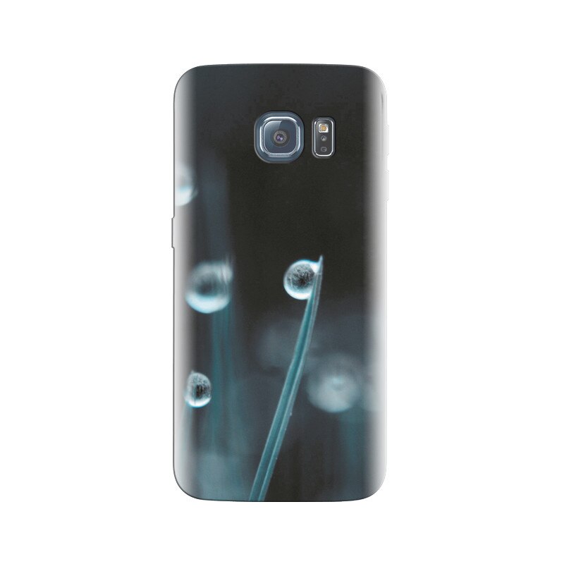Husa Samsung S6 Edge Bokeh Water Drops Grass