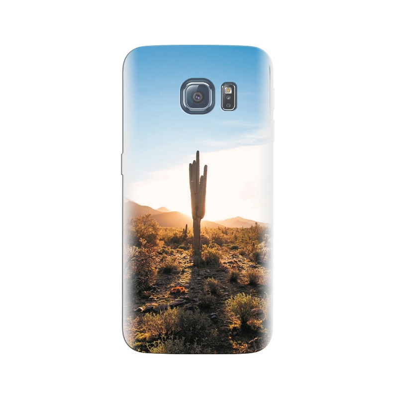 Husa Samsung S7 Cactus Saguaro Flower Desert Sunrise