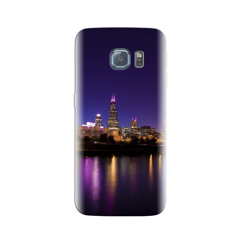 Husa Samsung S6 Chicago City Town Evening