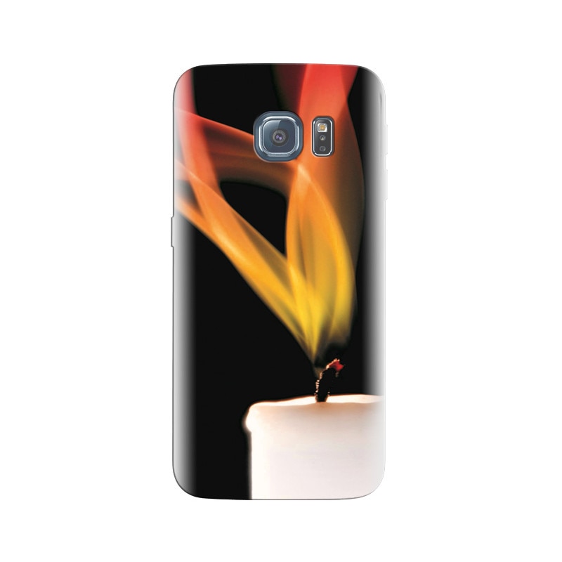 Husa Samsung S6 Candle Flame Background Close Up Photoshoot