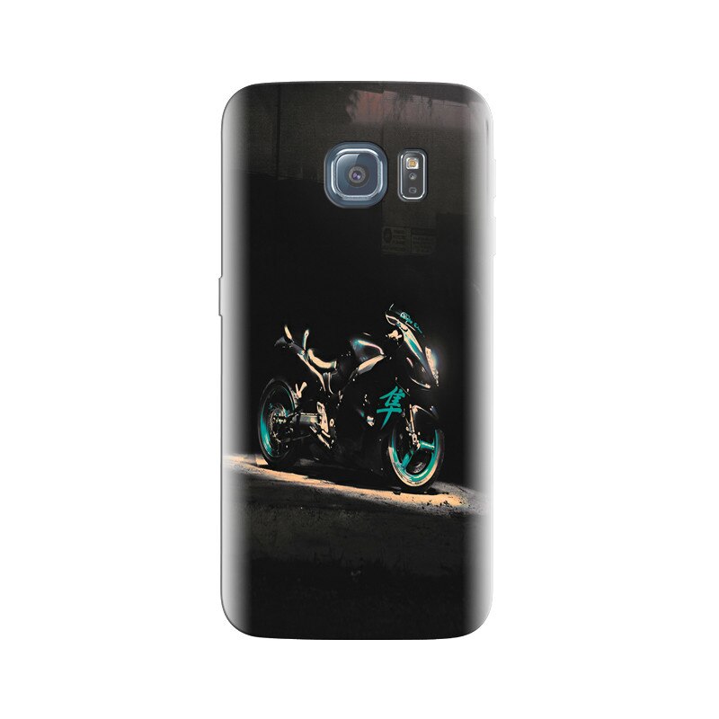Husa Samsung S6 Edge Cool Black Bike High Definitions