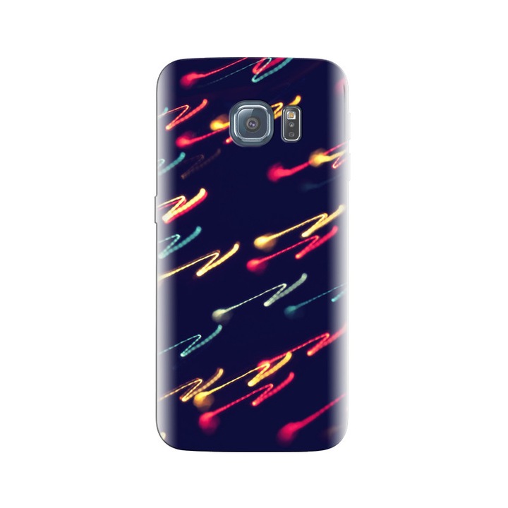 Husa din silicon compatibila cu Samsung Galaxy S7 - model Color Light Background