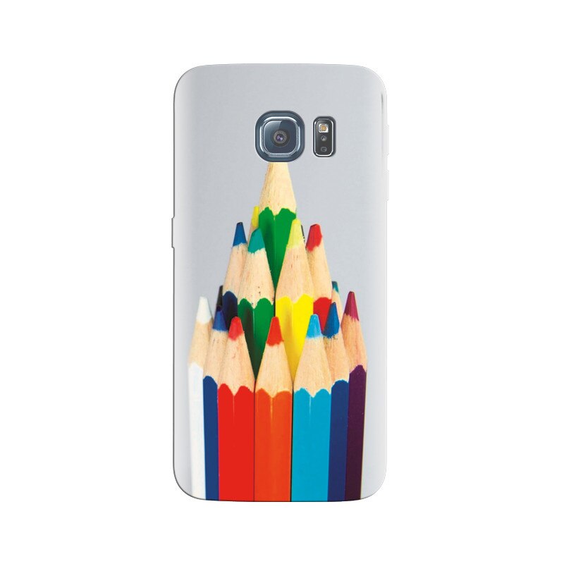 Husa Samsung S7 Edge Colorful Pencil Background