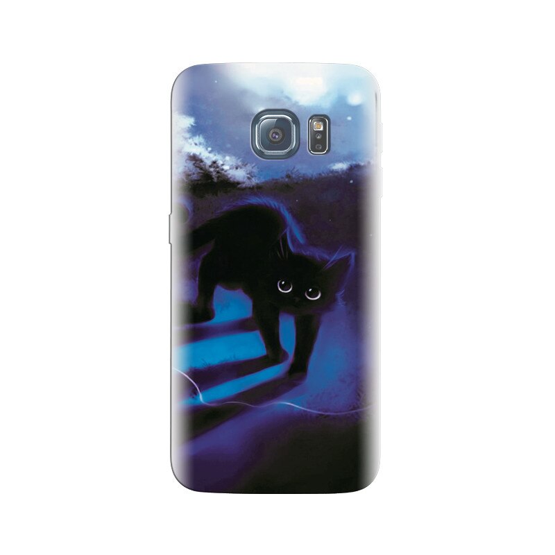 Husa Samsung S7 Edge Cute Art Of Black Kitty Hqs