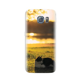 Husa Samsung S7 Cat In Garden Lovely Photographs Husa Samsung S7 Cat In Garden Lovely Photographs