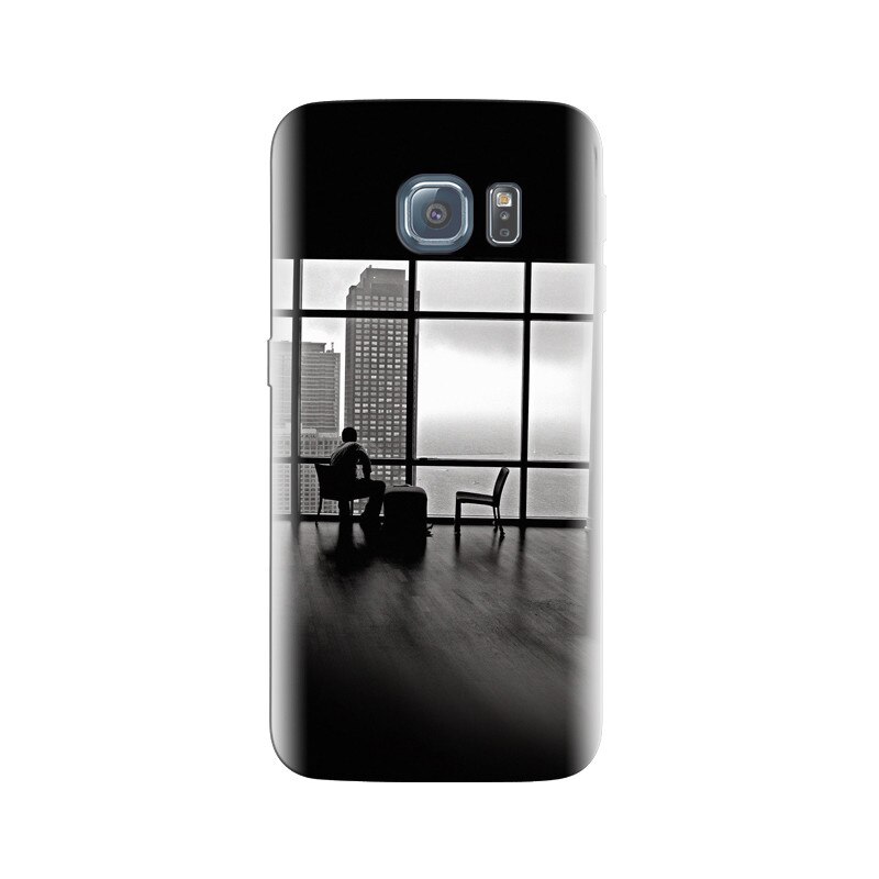 Husa Samsung S7 City View Window Architecture Black White Empty Room