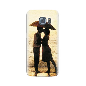 Husa Samsung S6 Edge Couple Kiss On Beach Backgrounds Husa Samsung S6 Edge Couple Kiss On Beach Backgrounds
