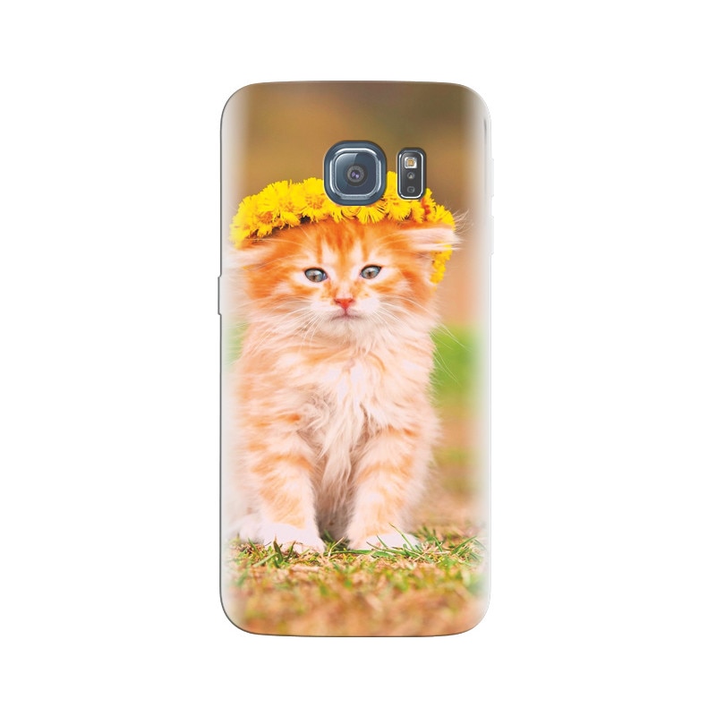 Husa Samsung S6 Edge Cute Baby Cat Kitten Animal