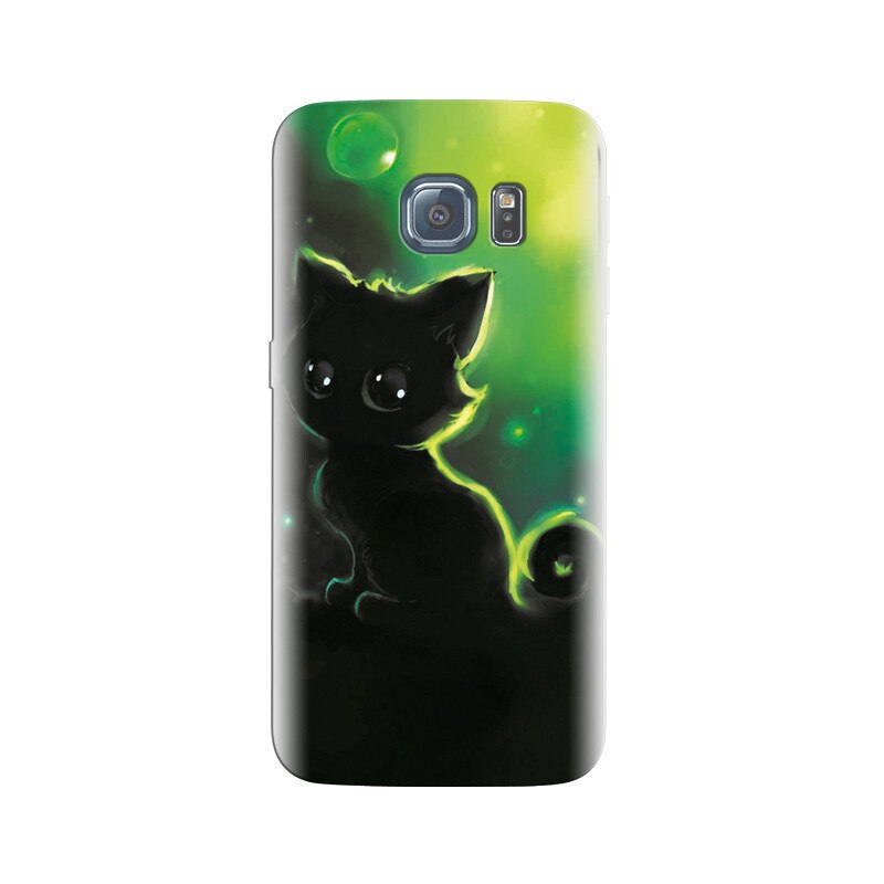 Husa Samsung S7 Cute Art Of Lonely Black Kitty Hd Latests