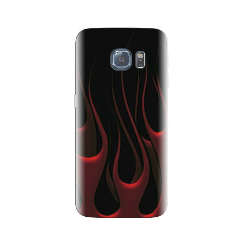 Husa Samsung S6 Edge Cool Red Abstract High Qaulity Images