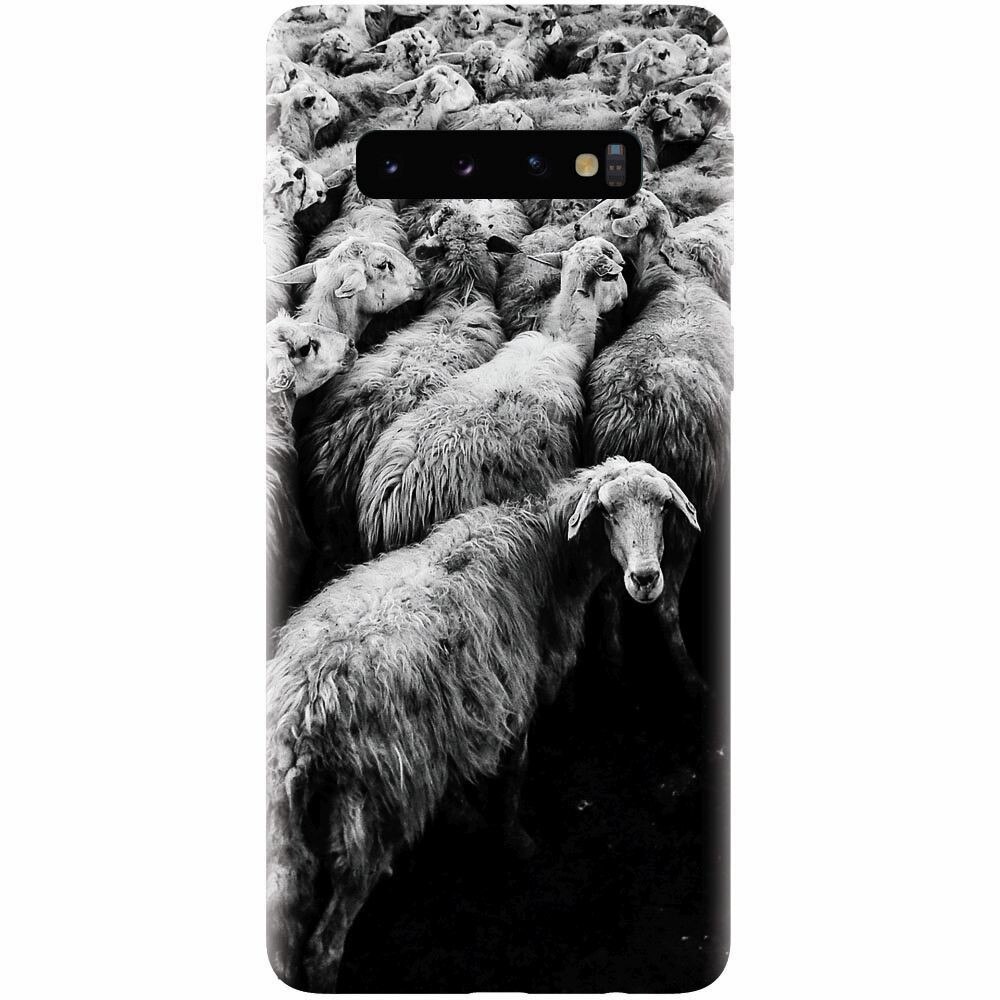 Husa silicon pentru Samsung Galaxy S10, Sheep