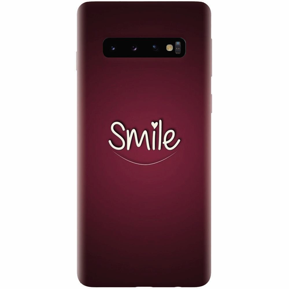 Husa silicon pentru Samsung Galaxy S10, Smile Love