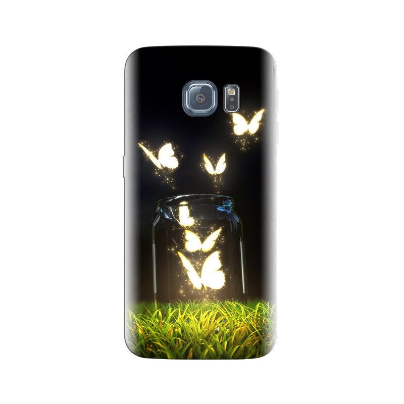 Husa Samsung S6 Edge Glowing Butterflies