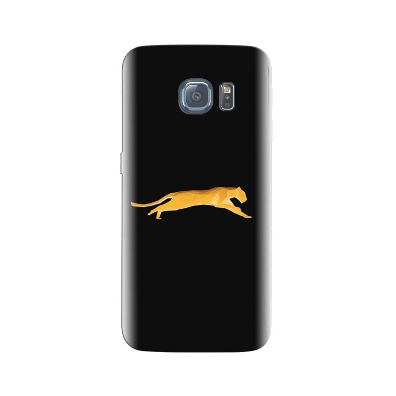 Husa Samsung S6 Golden Tiger Simple Background Hq Photos