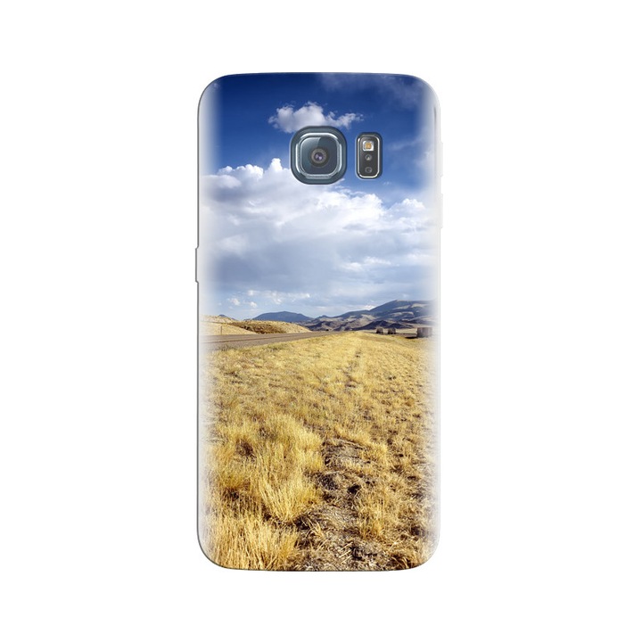 Силиконов кейс, съвместим с Samsung Galaxy S6 Edge - модел Айдахо