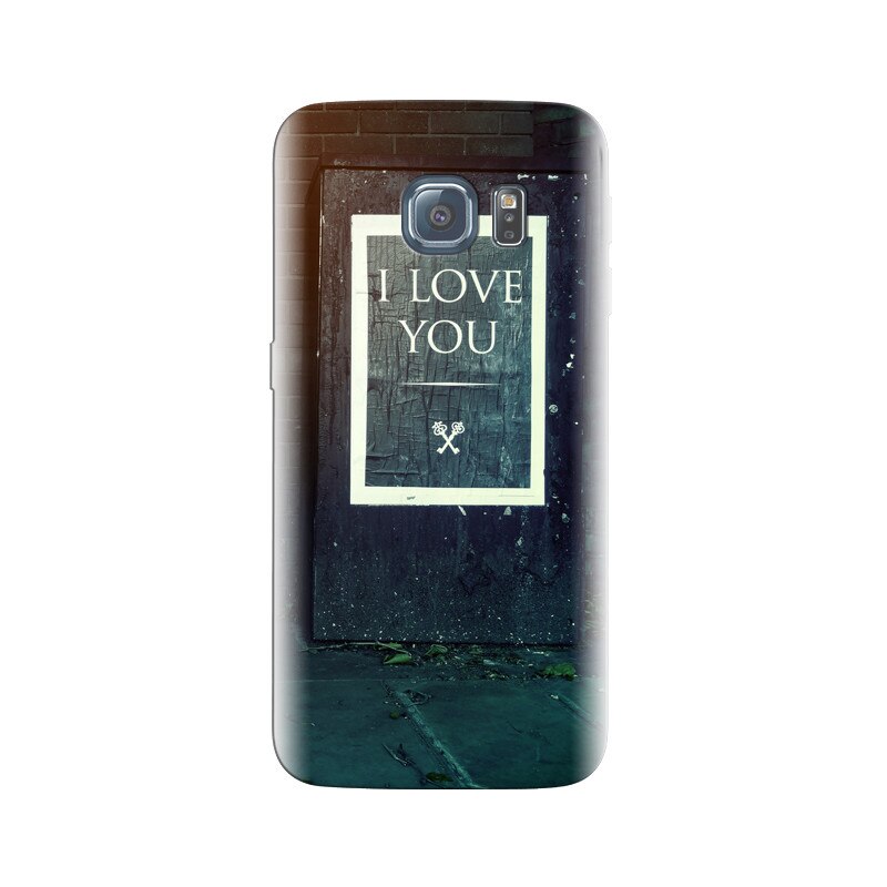 Husa Samsung S6 Edge I Love You And Keys