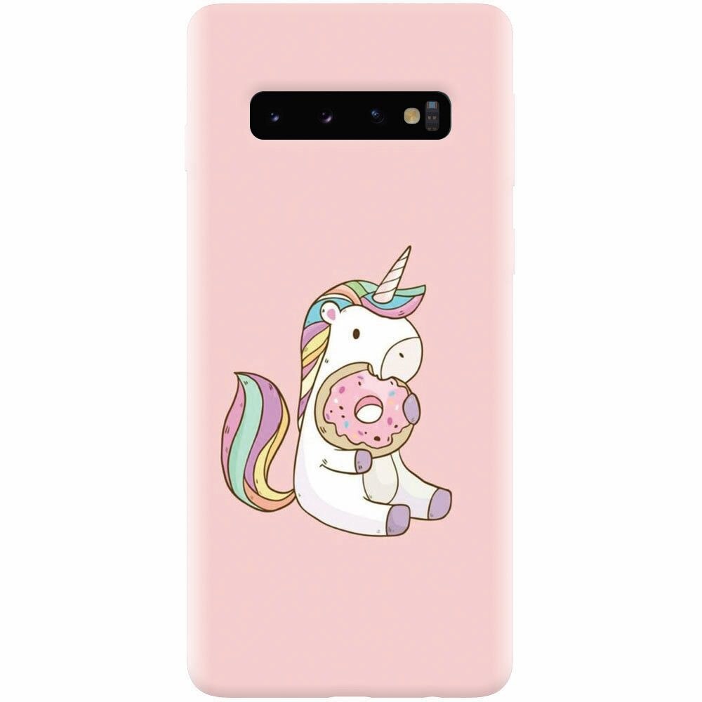 Husa silicon pentru Samsung Galaxy S10 Plus, Unicorn Donuts
