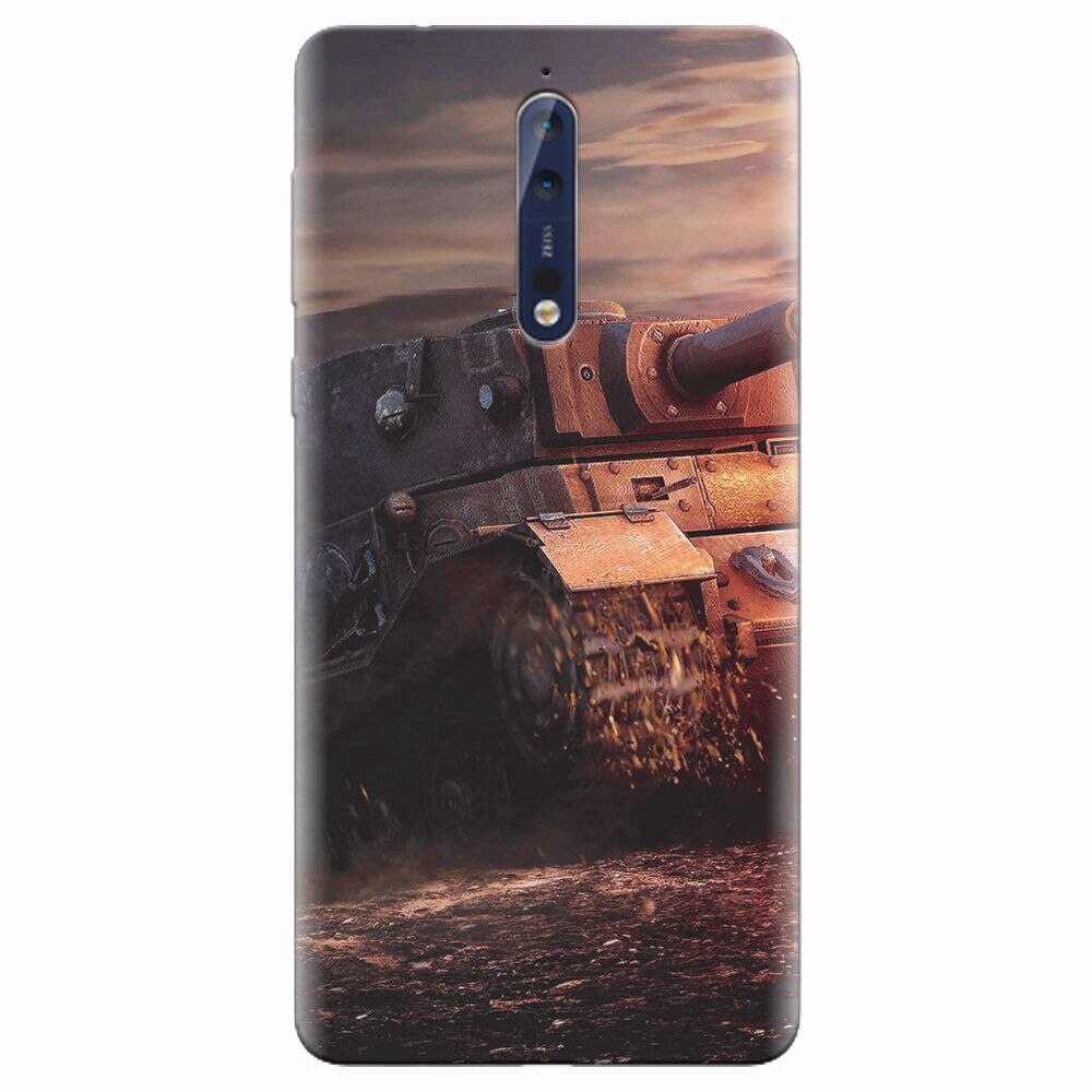 Husa silicon pentru Nokia 8, ARL Tank Of Military