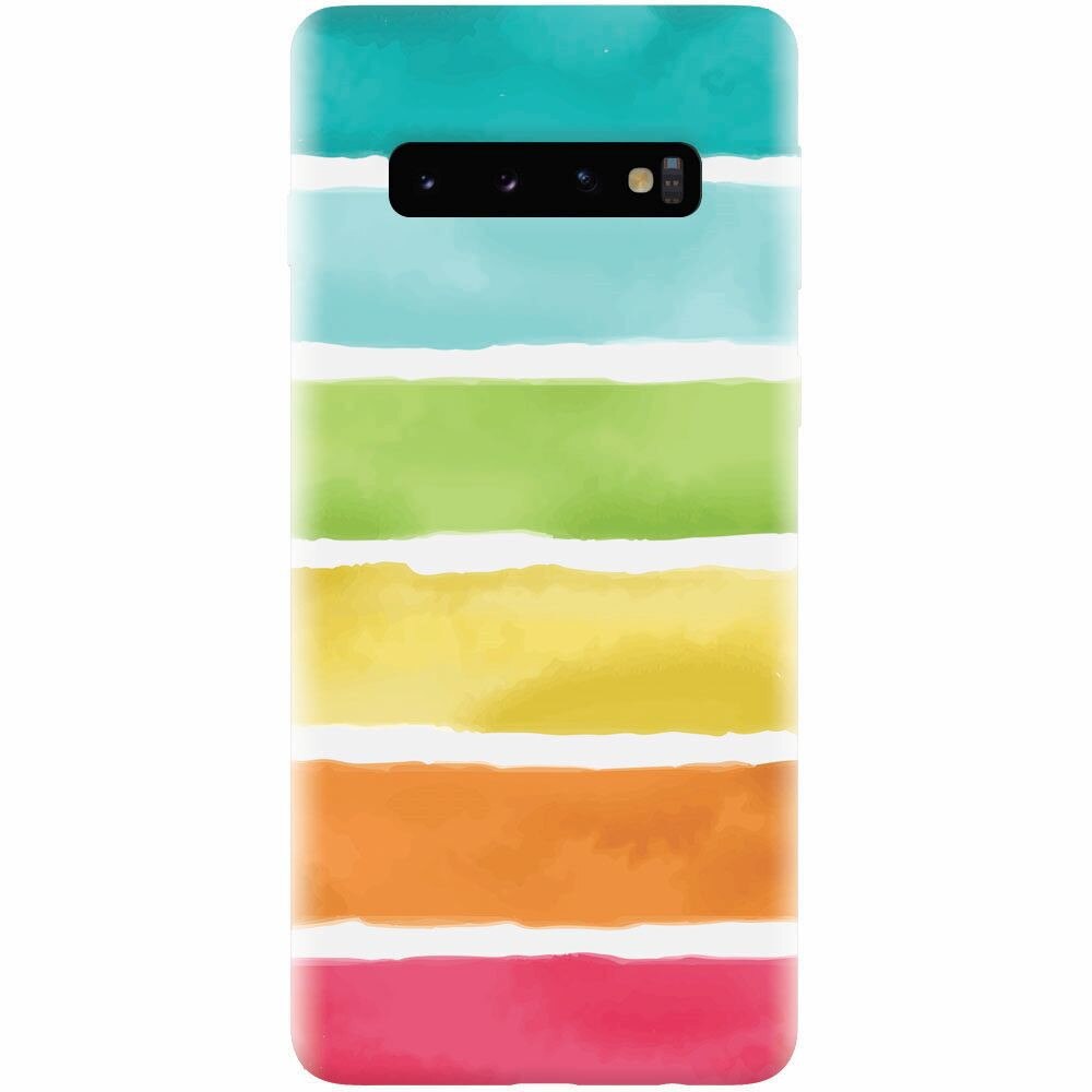 Husa silicon pentru Samsung Galaxy S10 Plus, Watercolors